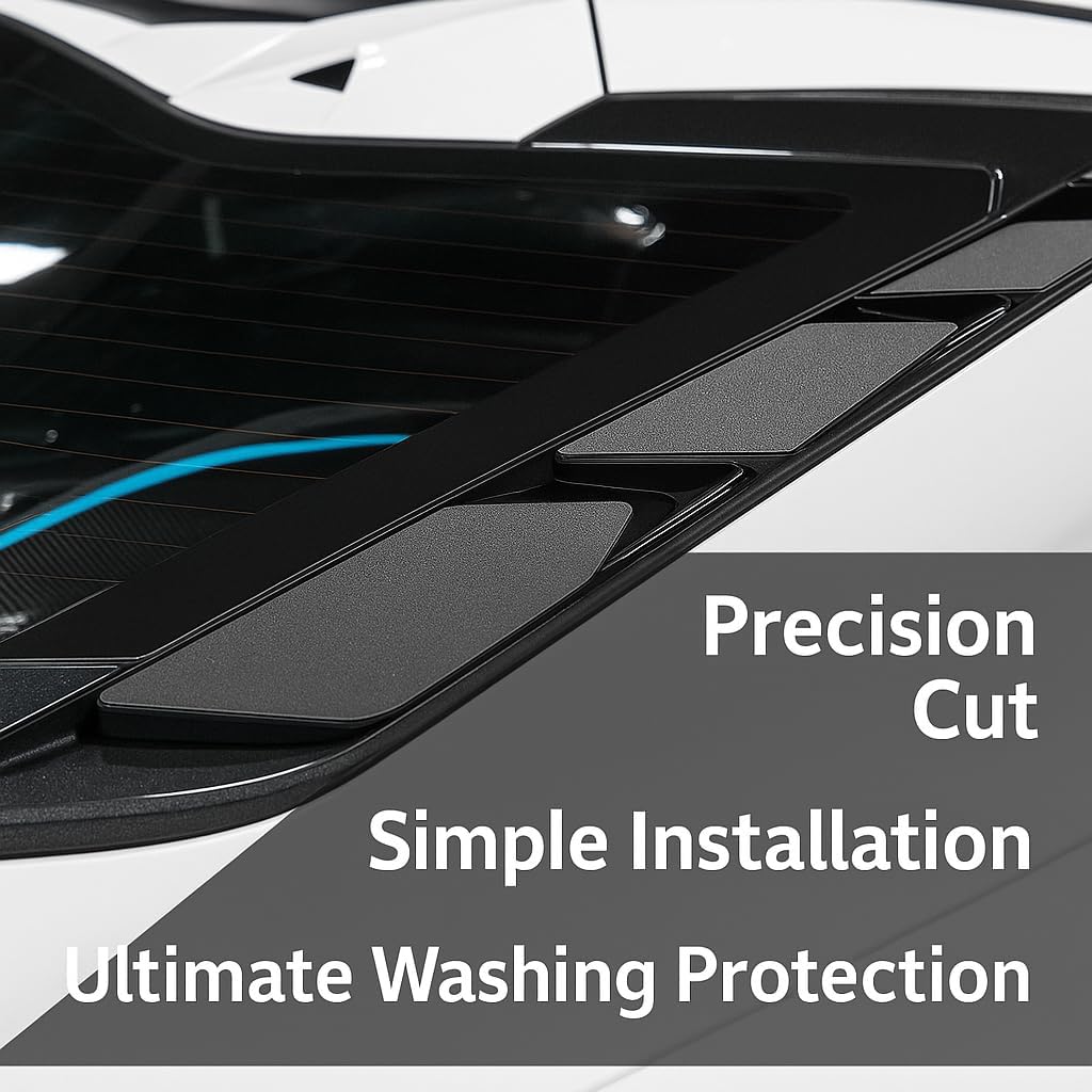 C8 Corvette Dry Bay Vent Blocks USA Made - The Original Engine Bay Protection System 7 Piece Kit with Storage Bag for Car Washing 2020-2026 Corvettes including Stingray, E-Ray, Z06 & ZR1