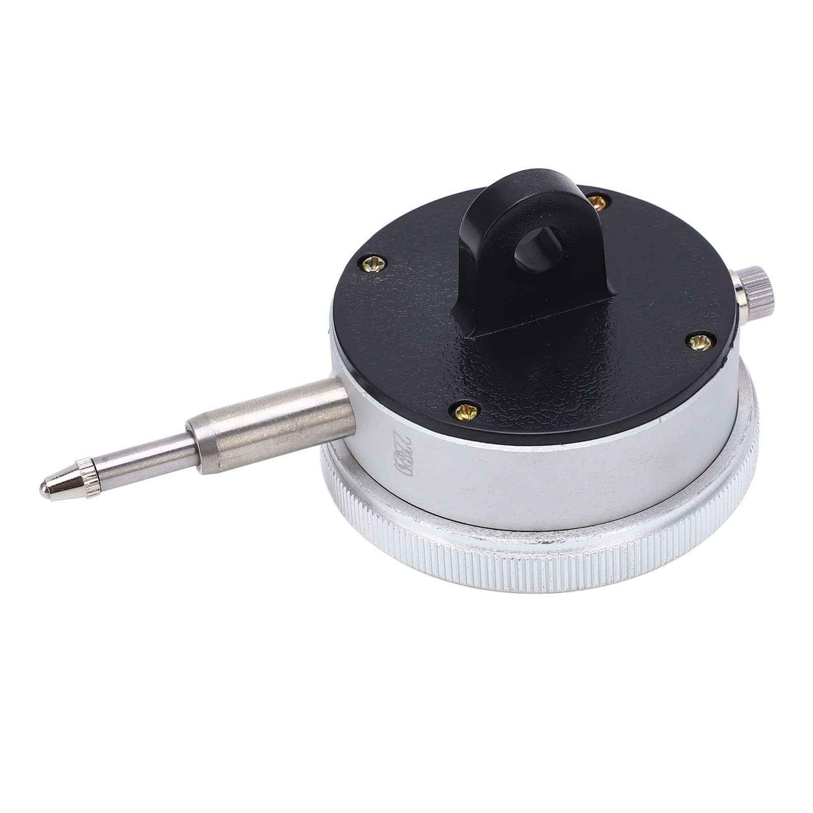 Comparateur à Aiguille, Noyau Intérieur Antichoc, Manchon en Laiton intégré, Couvercle Transparent, Comparateur à Cadran Mécanique Résistant à l'usure pour une Mesure de Précision (0-10mm)