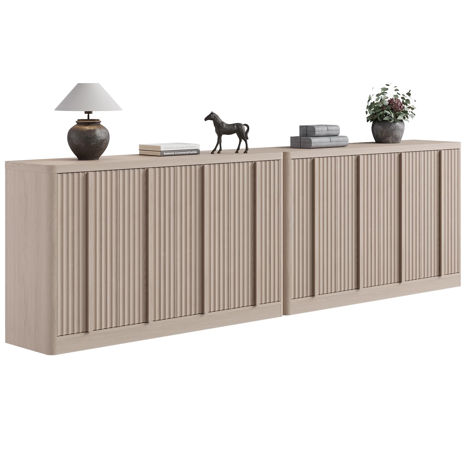 Harpaq Fluted Buffet Cabinet 120 Inch