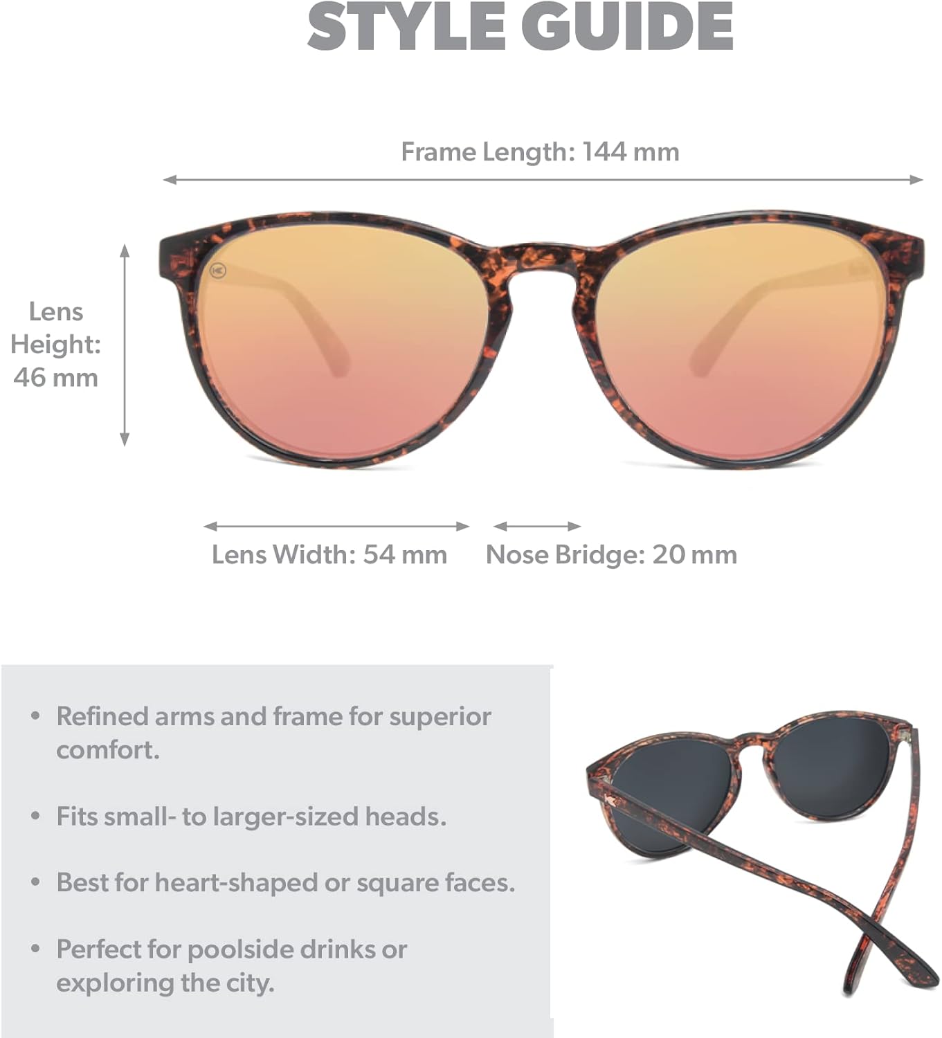 Knockaround Mai Tais Polarized Sunglasses for Women & Men - UV400 Protection - Image 6