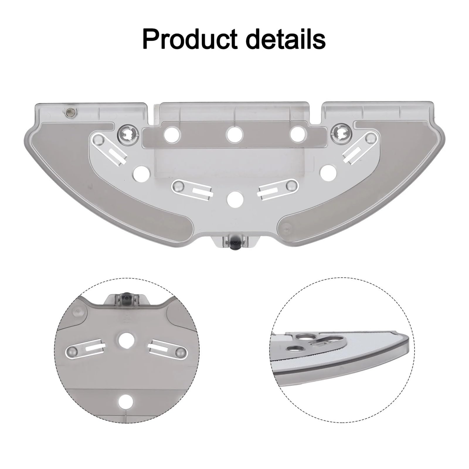 Soporte for paño de fregona, Compatible con Tapo, Robot aspirador RV20, accesorio de repuesto de plástico, accesorio seguro, fácil de instalar