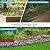 25 Panels Garden Fencing Animal Barrier, 17in (H) X 27ft (L) Dog Dig Fence Barrier, 1.25in Gap Rustproof Metal Stakes Decorative Garden Fence, Ground Defense Border Fence for Outdoor, Yard, Patio