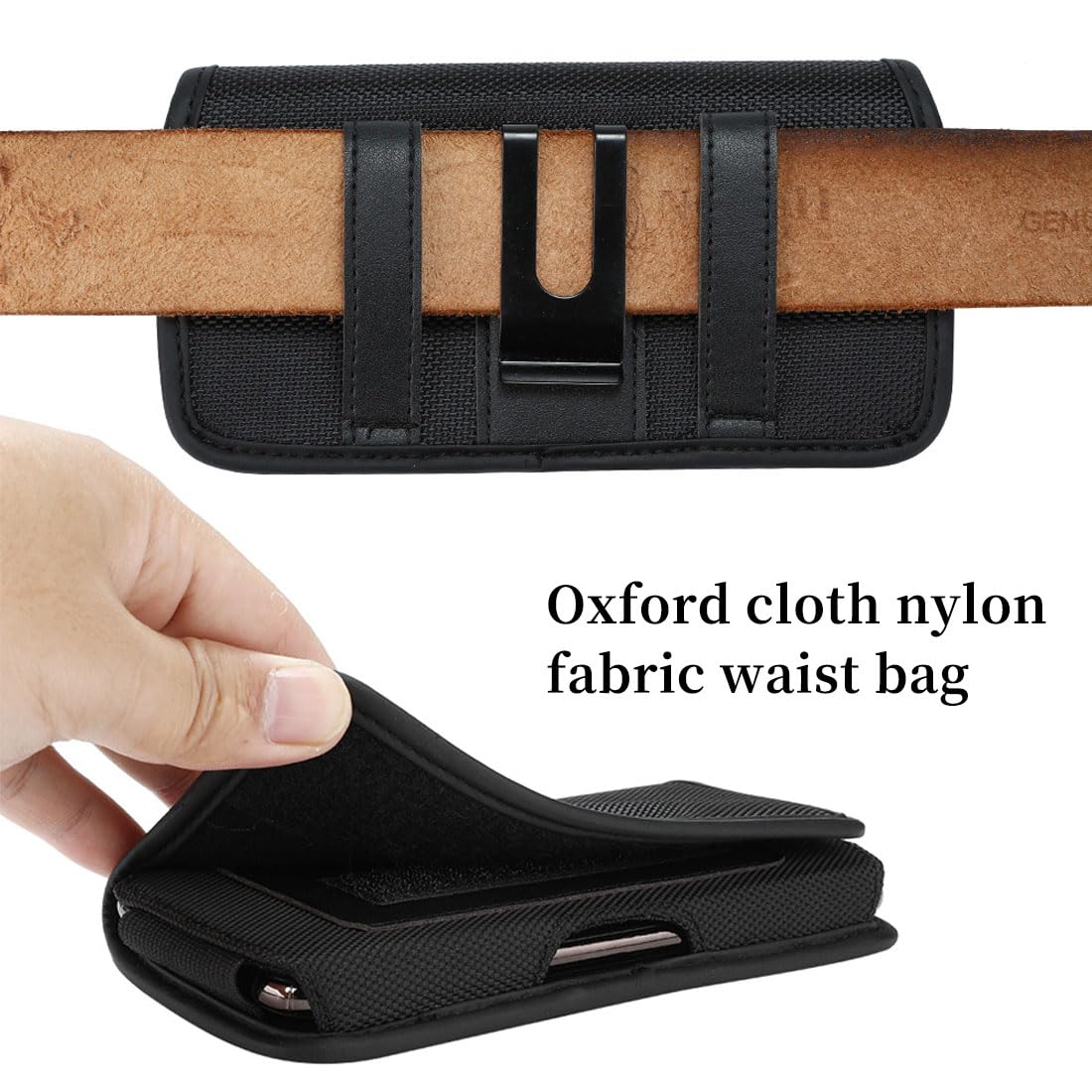 Fondina Cintura In Nylon Con Clip In Metallo Girevole Per IPhone - Foto 5