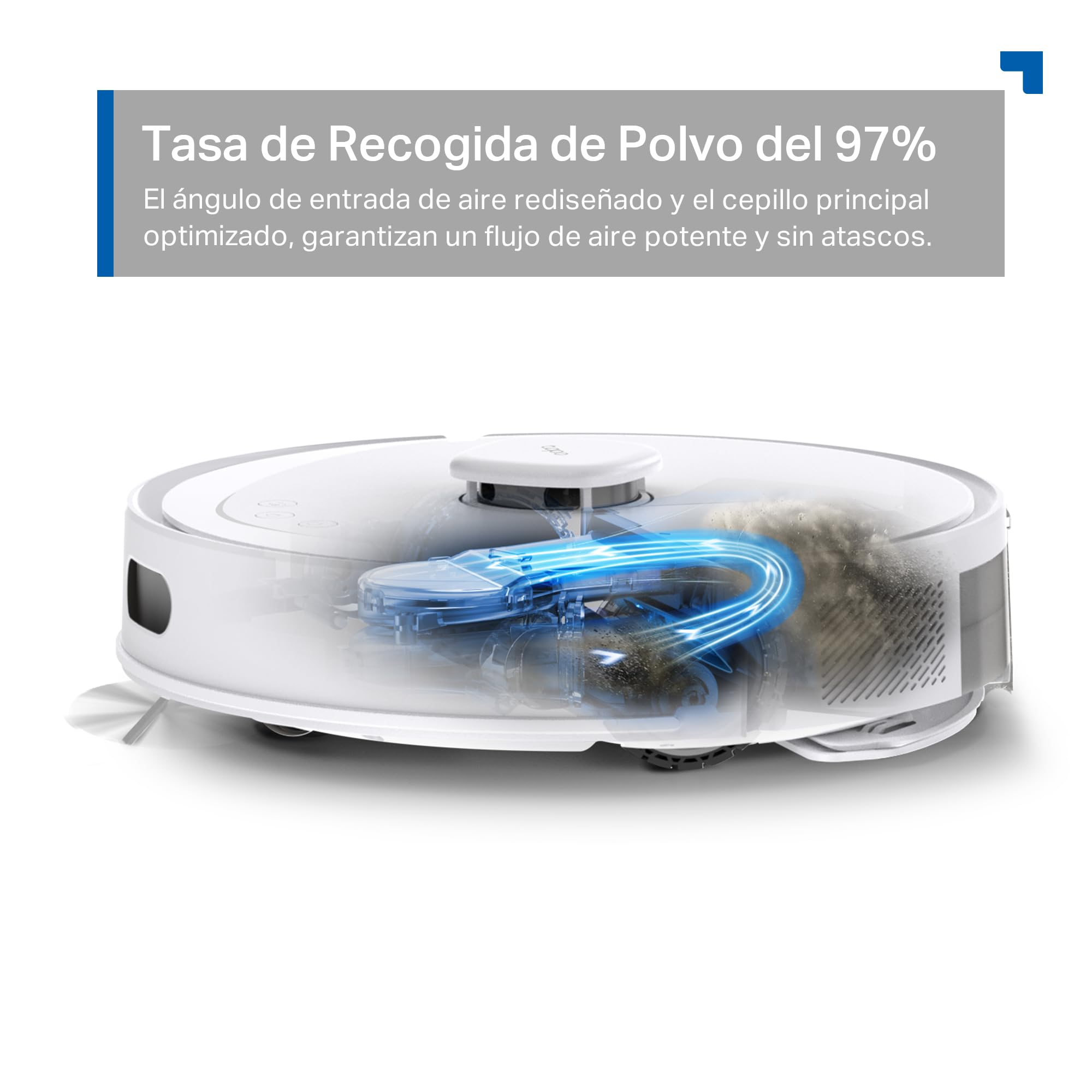 Tapo Robot odkurzający 4 w 1 RV30Max Plus automatyczne opróżnianie, cichy i cienki, bardzo mocny 5300 Pa, nawigacja LiDAR, autonomia 150 min, dywan i sierść zwierząt