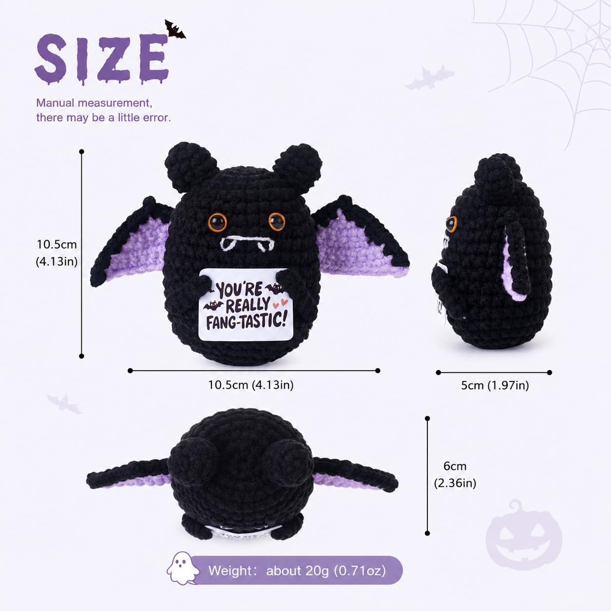 QINJIEJIE Halloween Bats Spooky Decor Boo Basket Stuffers Gifts for Women image 4