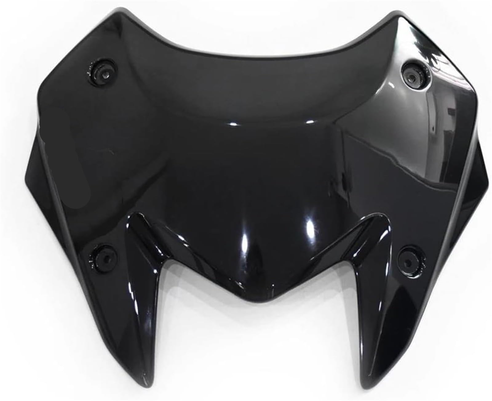 Parabrezza Per Moto Per TMAX560 2022-2024 Visiera In Plastica Nera Fumé Deflettori Antivento Spoiler Carenatura Regolabile Parabrezza(Nero)