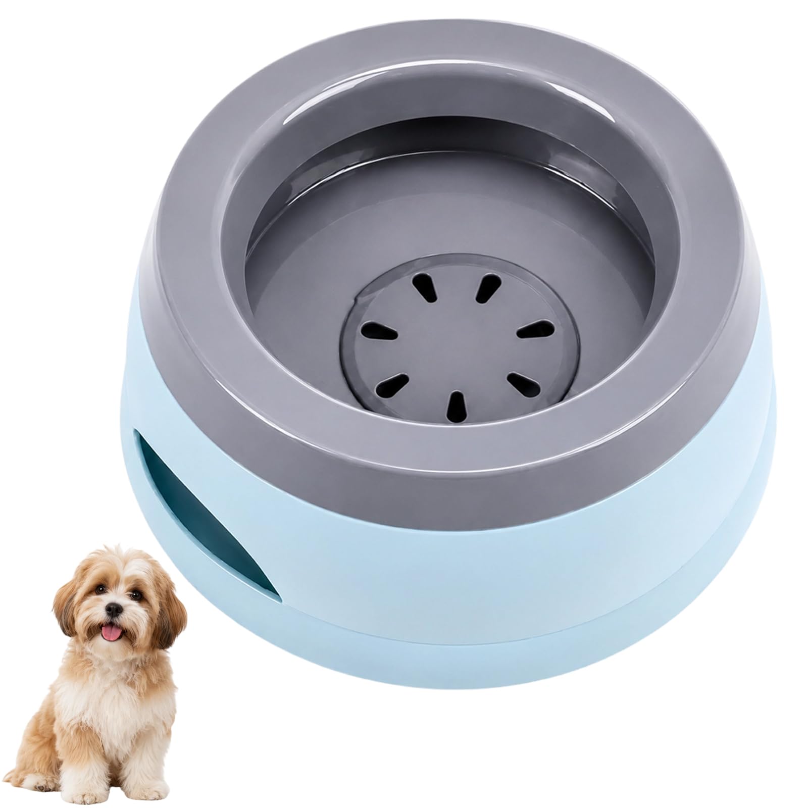 Non Spill Dog Water Bowl, Portable Travel Dog Water Bowl with No Spill Design, Splash Proof Pet Water Bowl for Car Travel and Outdoor Use