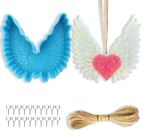 Miniatura 8 de Molde de frescor de ala molde de silicona Rifanda para cuentas de aroma frescuras de automóvil cera de jabón molde de yeso de arcilla para bricolaje