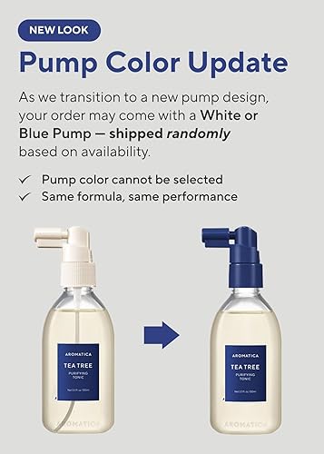 Miniatura 4 de AROMATICA Tónico purificador de árbol de té, parabenos, silicona, sin sulfato, vegano, tónico calmante y refrescante para tu cuero cabelludo, ayuda