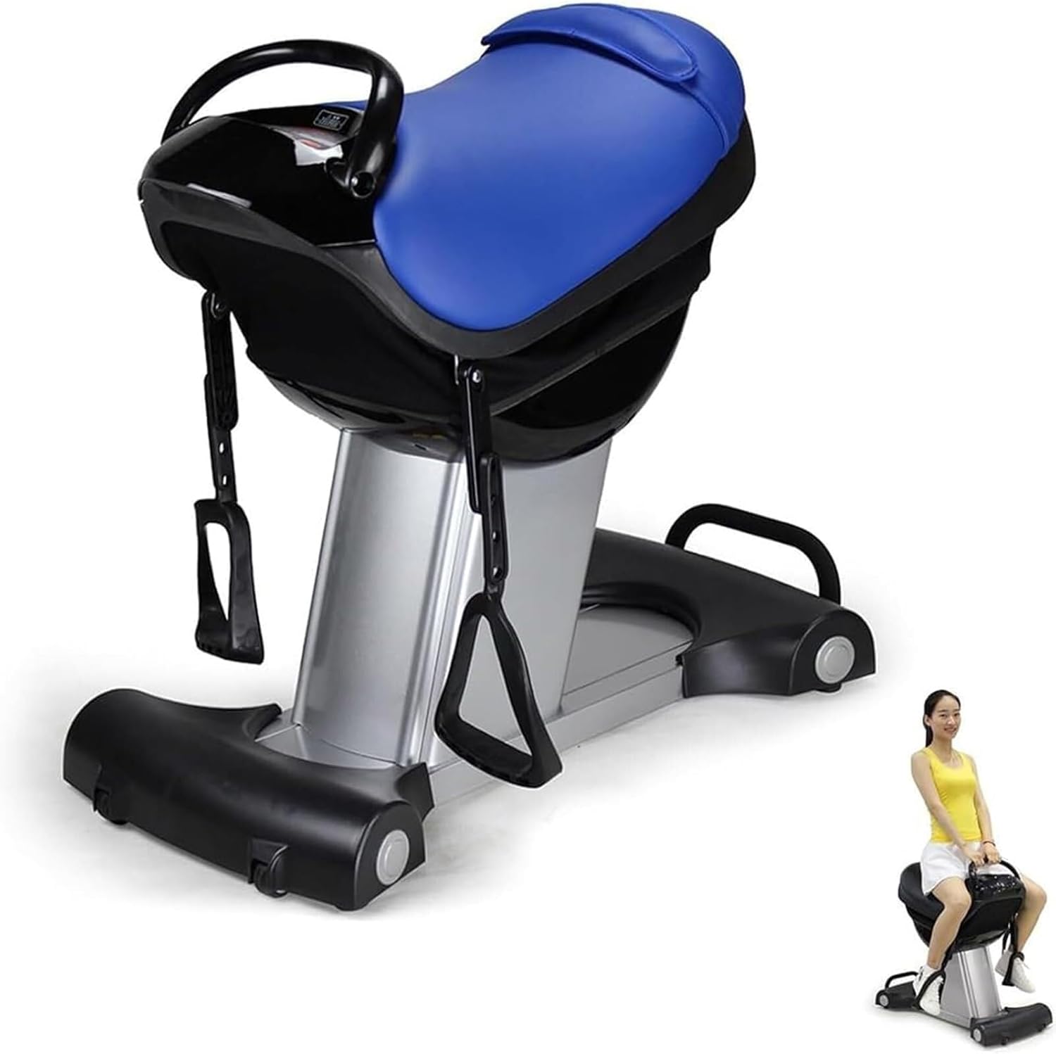 Electric Horse Riding Machine,Indoors Plug-in Vibration Platform, Home Gym Workout Machine, Fitness Body Strength Equipment