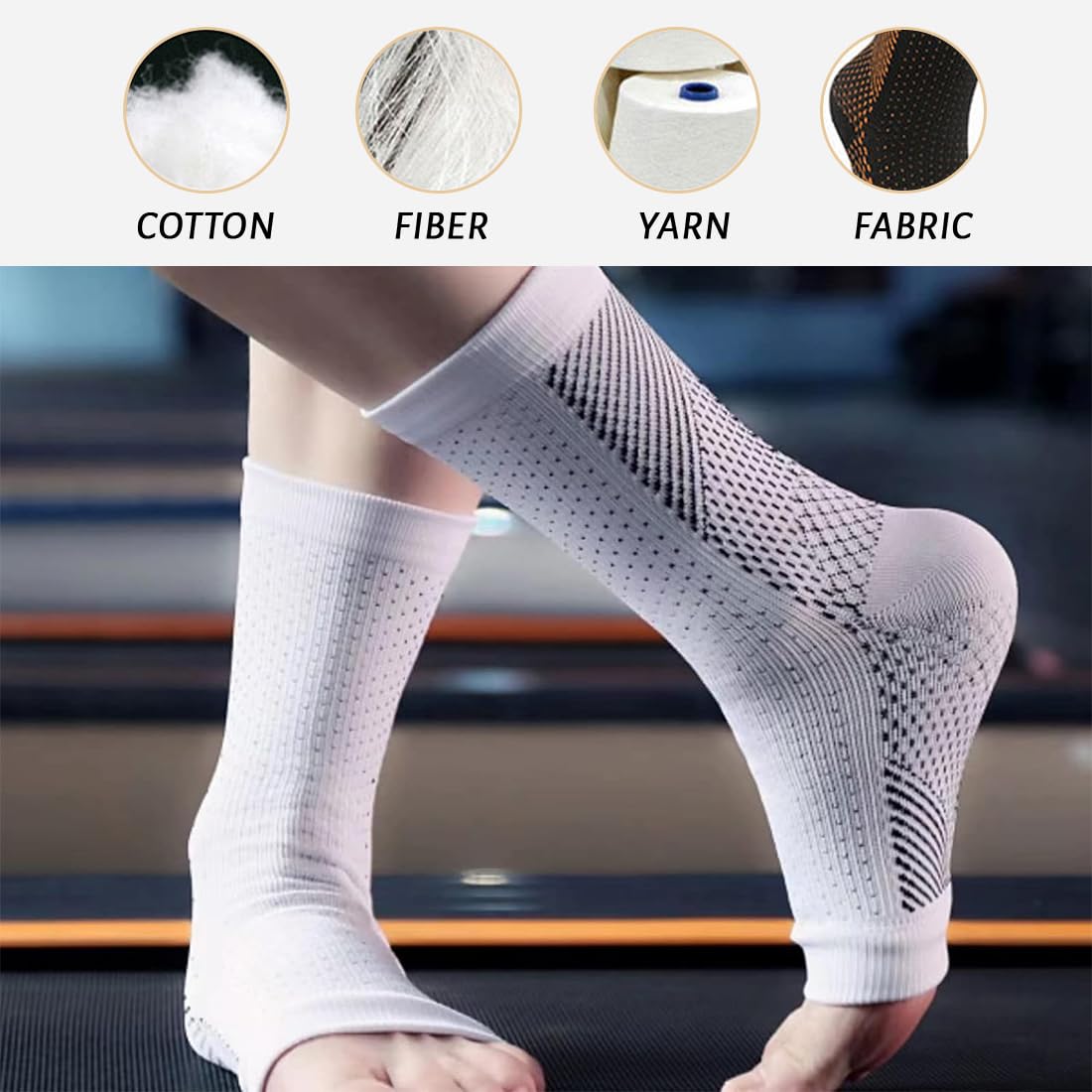 3 Pares Calcetines de Compresión Ortopédicos, Calcetines Compresivos para Mujer y Hombre,Calcetines para Fascitis Plantar y Neuropáticos,calcetines de compresión mujer,calcetines de compresion