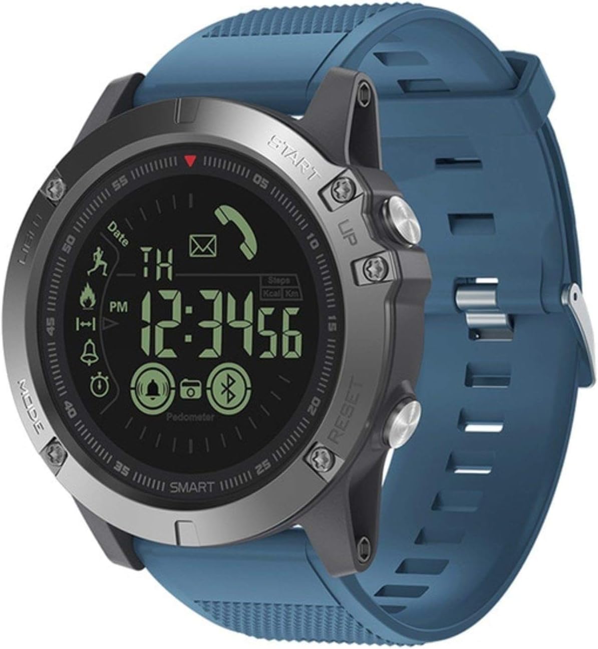 Amazing Military Grade Super Tough Smart Watch for Men (Blue)