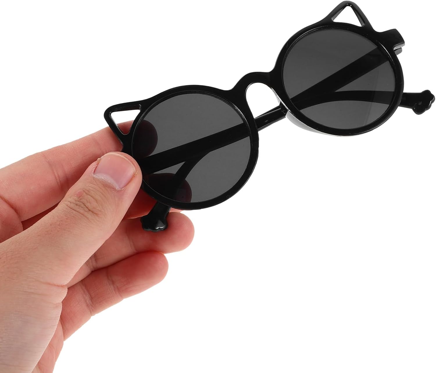SUPVOX Lovely Boys and Girls Sunglasses Cat Ears Girls Fashion Sunglasses Lightweight Sun Glasses for Outdoor