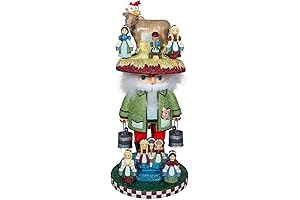 Kurt Adler Hollywood Nutcracker Set 8 Maids A Milking