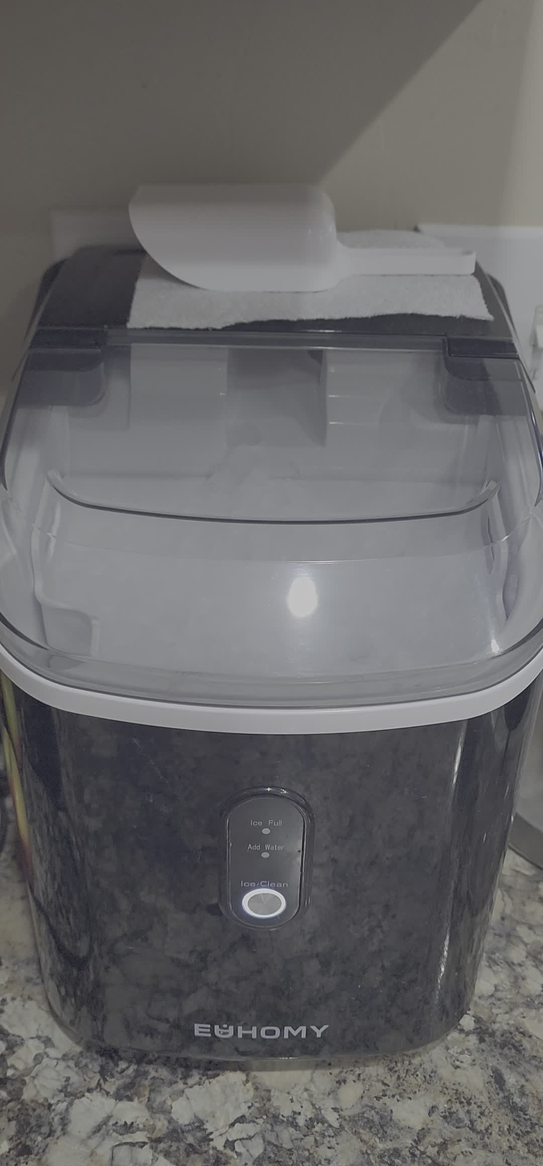 EUHOMY Countertop Nugget Ice Maker
