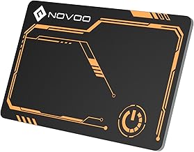 NOVOO Air Tag Card Wallet Tracker Card Compatible with Apple Find My (iOS Only) Bluetooth Tracker for Luggage, Key Finder, Finder for Keys, Suitcases, Passports Smart Tag, 6 Years Battery Life