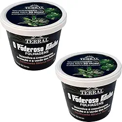 Kit 2un O Poderoso Adubo Folhagens 90g - Fertilizante Terral