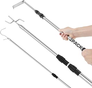 Blulu 2 Sets Truck Cargo Grabber Reach Retriever Tool Bed Buddy Truck Tool, 2