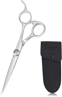 Fcysy Professional 6' Barber Haircut Salon Scissors, Sharp 440C Stainless Steel Haircutting Shears
