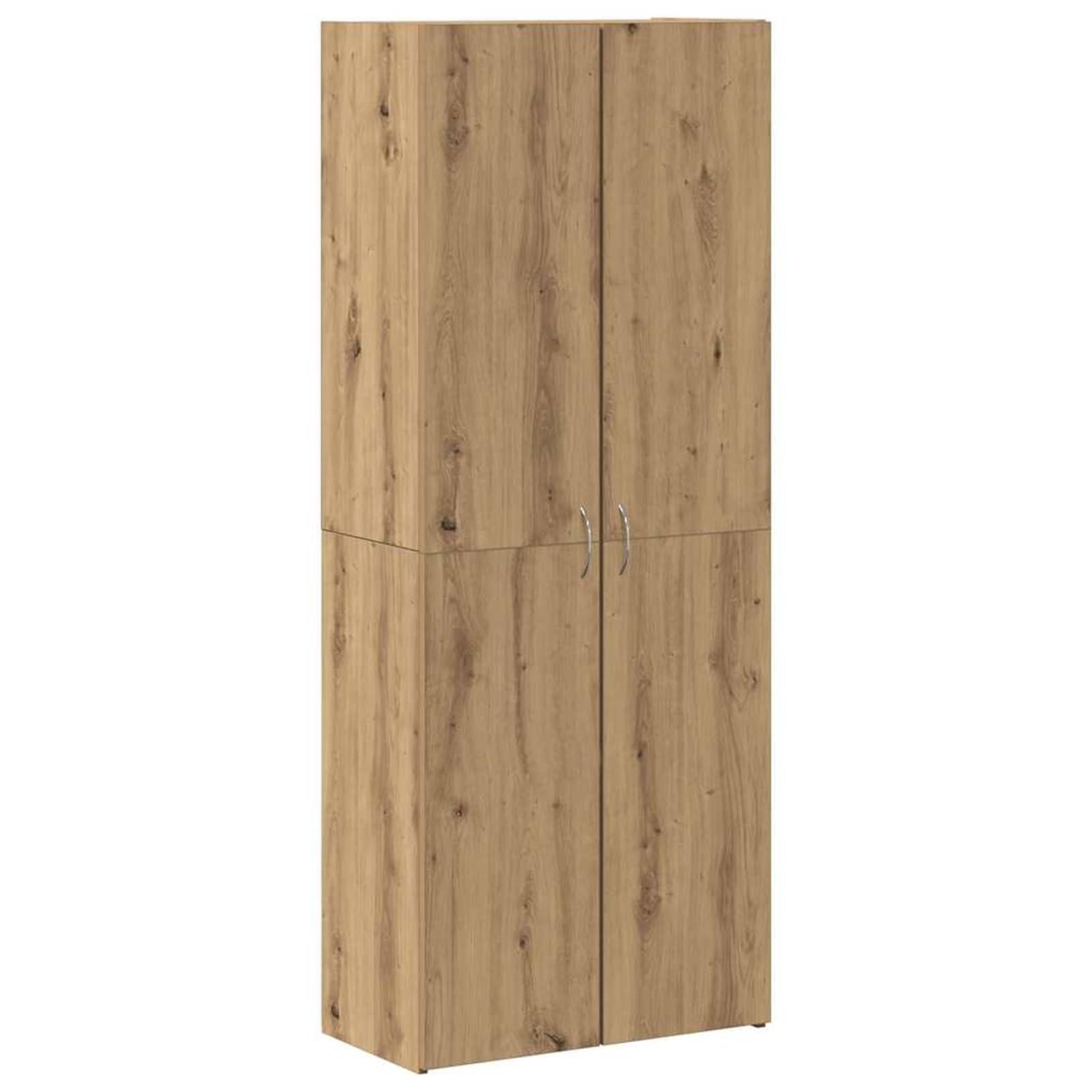 Homgoday Moderner Büroschrank Artisan-Eiche Holzwerkstoff 60 x 32 x 152,5 cm - für effizientes Büro-Organisation Model3365559