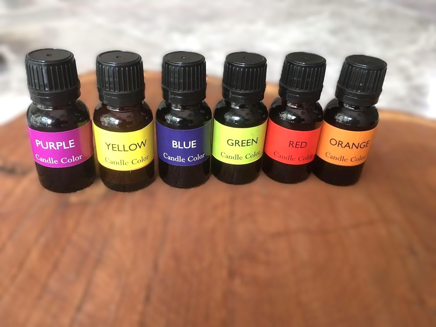 iKalaa® Candle Dye Liquid Color Set, 15ml x 6 Bottles for Candle Making | Highly Concentrated Colors for Soy Wax & Paraffin | Red, Blue, Green, Yellow, Purple & Orange 2
