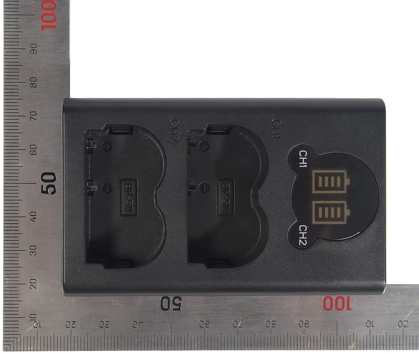 DSTE 2X BP-511 Ersatz Batterie + Duales USB-Ladegerät mit LCD-Display Kompatibel mit BP511 BP511A BP-511A und Canon EOS 10D,20Da,300D,30D,40D,50D,D30,D60,DM-MV100Xi,DM-MV430,DM-MV450,DM-MVX1i Kamera