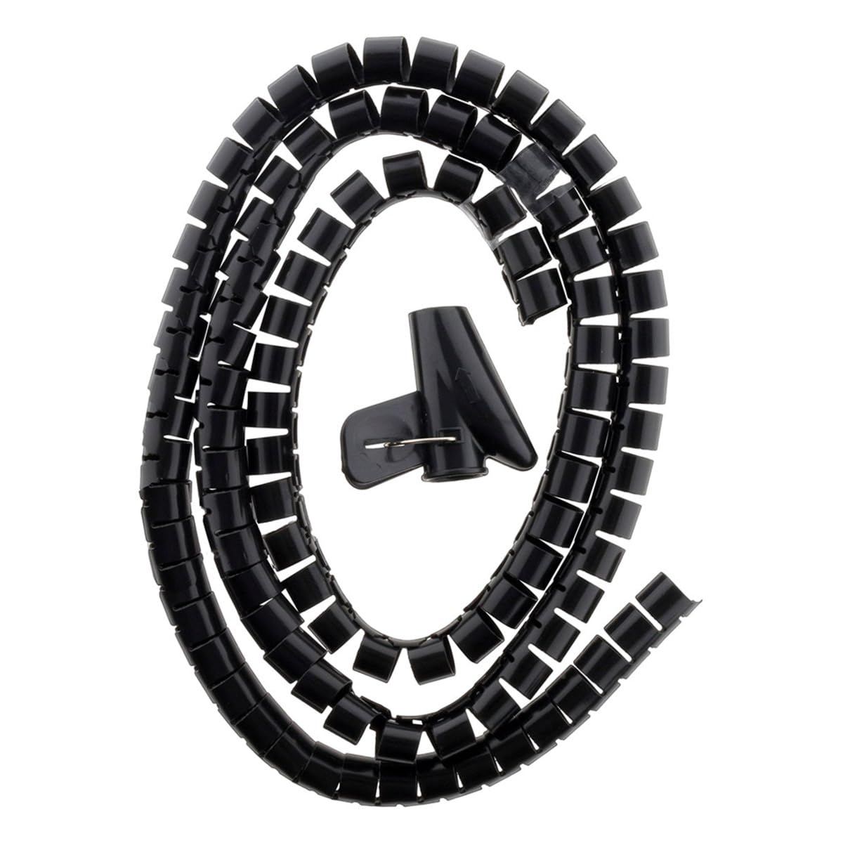 Gaine range câble Ø20mm 1,​5m - noir - Zenitech