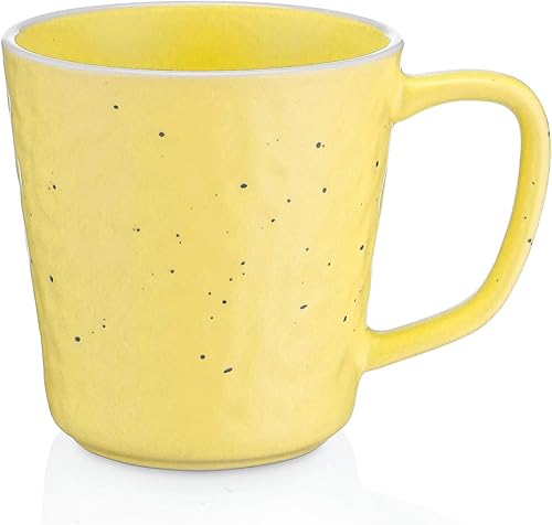 Miniatura 7 de Stone Lain Elena Stoneware - Juego de vajilla redonda de 16 piezas, color amarillo, 16 piezas, servicio para 4