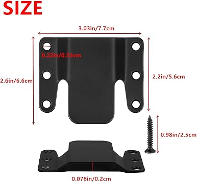 Universal Sectional Sofa Interlocking, 8 Pieces Metal Couch Clips Sofa Connectors Bracket Furniture Connectors with Screws, 4 Sets