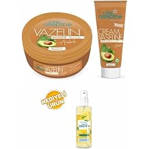 Cire Aseptine Avakado Vazelin Kavanoz 150ml + Avakado Krem T p 75ml + Limon Kolonyas  100ml Sprey Hediyeli Set