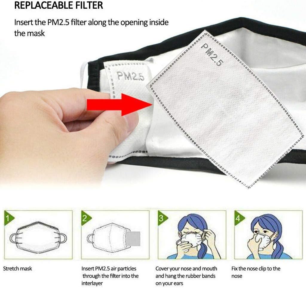 4 PCS Reusable Face Bandanas with Removable Eye Shield, Adjustable Cotton, Washable Reusable, Indoors Outdoors for Adults/Kids