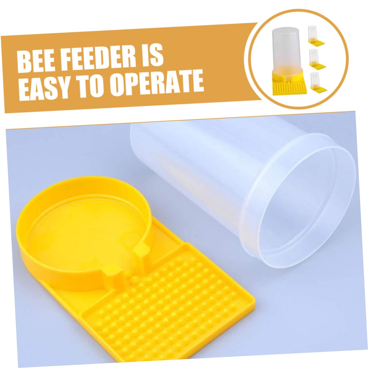 8 Pezzi Mangiatoia per Api Portatile Distributore per Allevamento Apistico Design Professionale Accessorio per Beekeeping Facile da Usare
