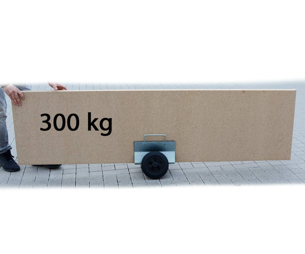 Plattenklemmwagen Plattenroller Plattenwagen mit Vollgummirädern 300-400kg