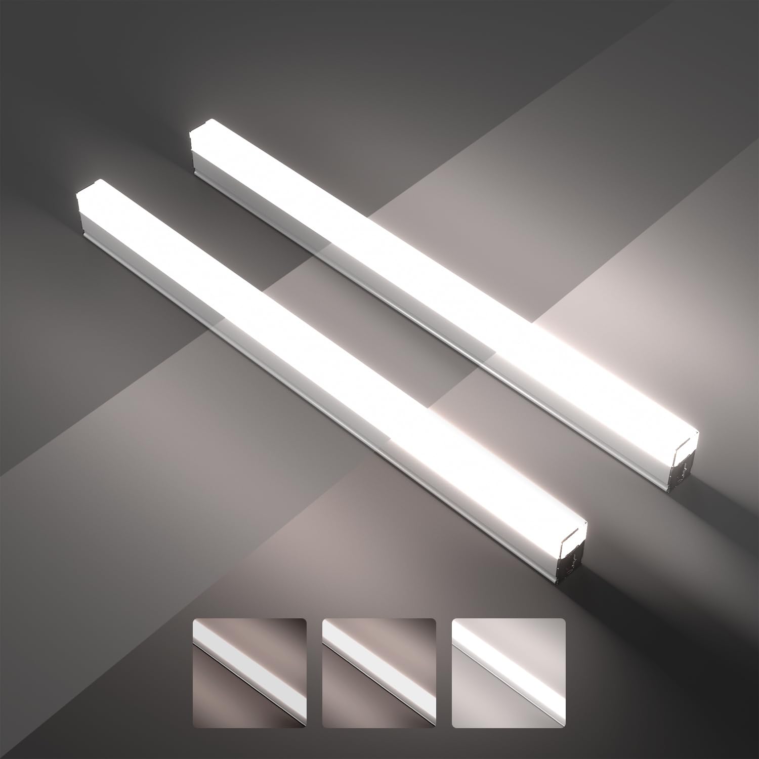 3 Level Dimmable Hexagon Garage Lights Tube 2 Pack Exclusively Compatible Brand Hexagon LED Lights