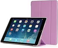 Vista 10 de RUBAN Funda para iPad Air 2 (versión 2014) – Delgado Ligero Protector Smart Shell Anti-Antiarañazos Antiarañazos Flexible Suave TPU Back Cover Stand