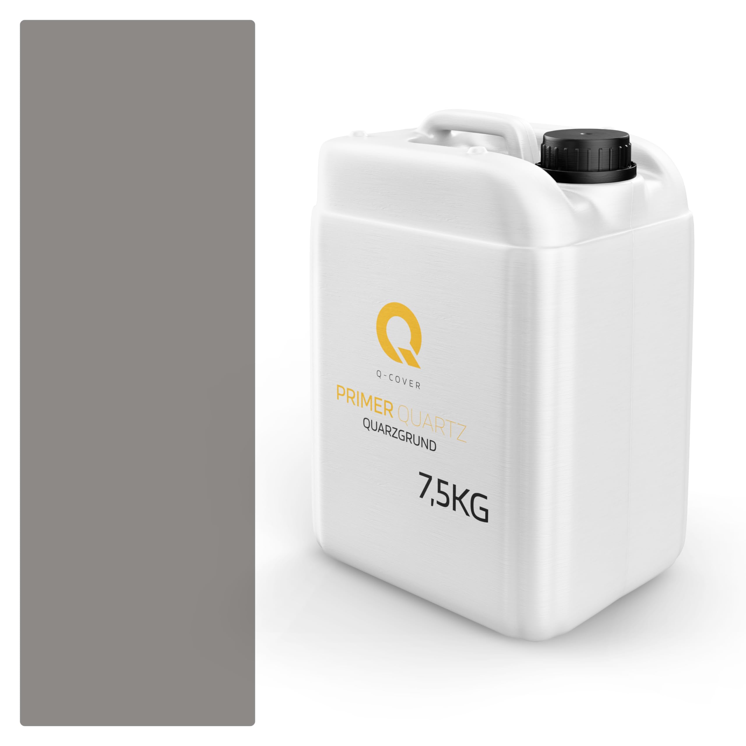 Quarzgrund per intonaco al mosaico 7,5 kg Grigio M32 | primer acrilico interno & esterno | fondo aggrappante per pareti e soffitti ca. 0,3-0,4 kg/m²