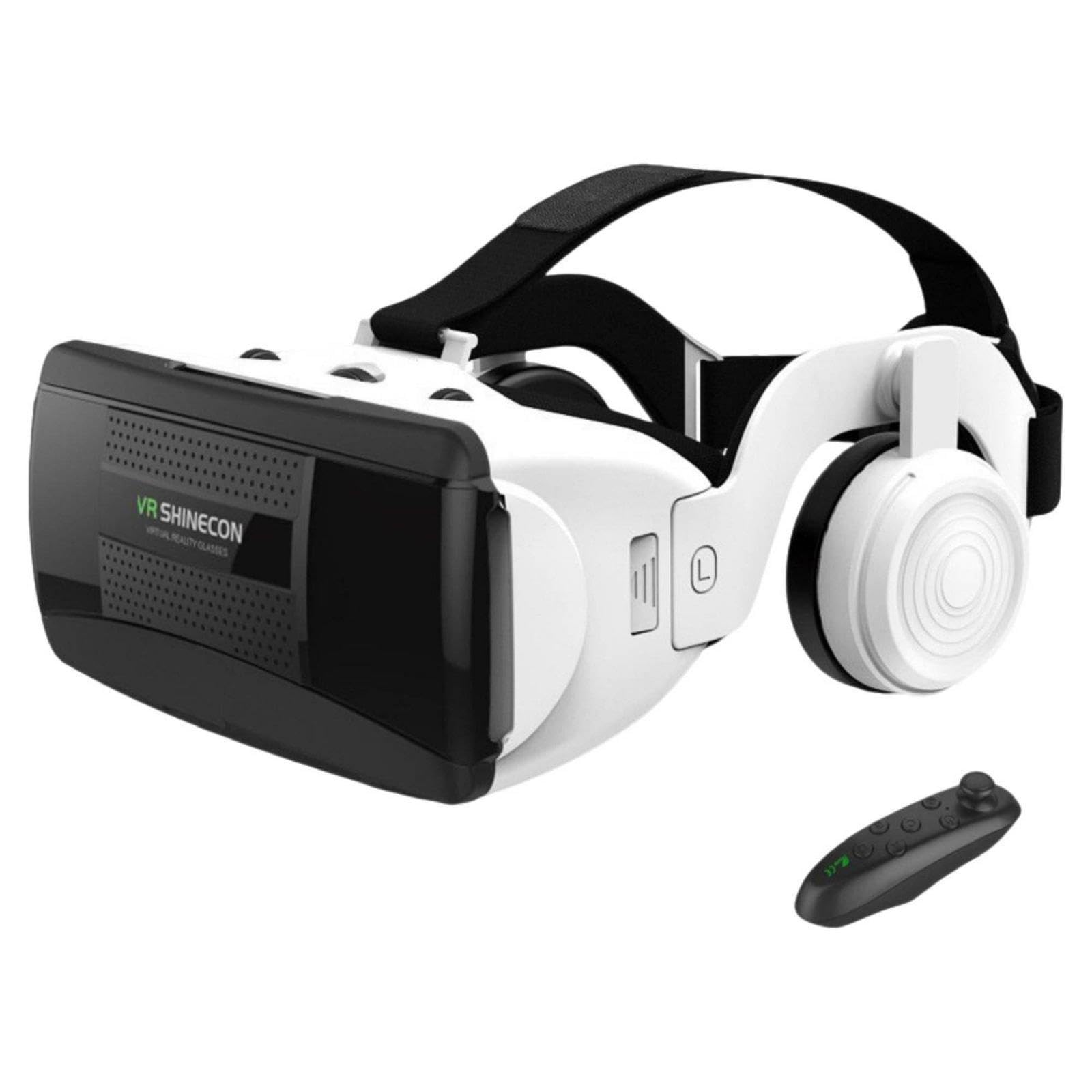 Smartphone Stereoscopic Viewer Viewer Built-in Headphones Phone Stereoscopic Viewer Headset Lightweight Design Simulated Reality Glasses G06eb Headphone Y1|Collectibles| Photographic Imag-picture-24