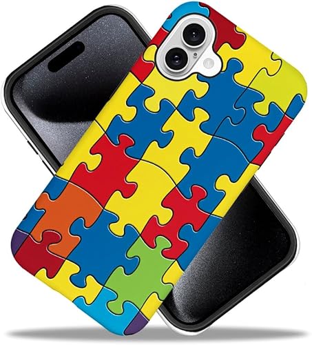 Vista 248 de SEized Funda compatible con iPhone 14 Pro Max, funda colorida de tablero de ajedrez para niñas, mujeres, niños y hombres, funda de protección