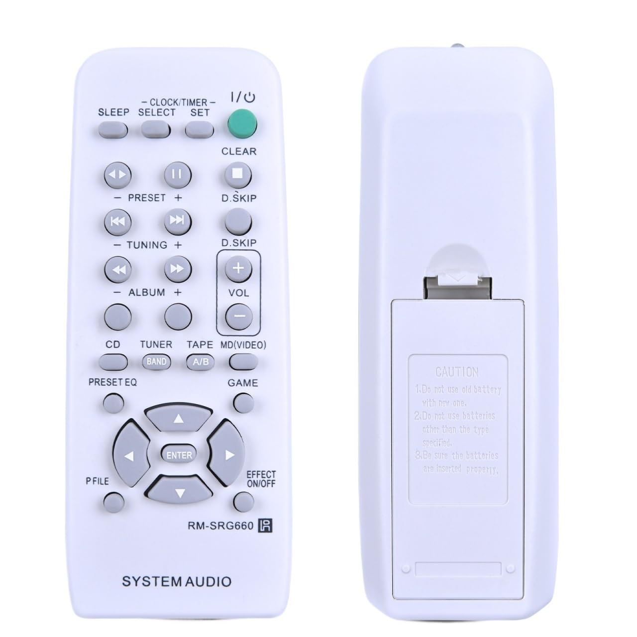Pilot do sprzętu audio Sony RM-SRG660 MHC-RG330 MHC-RG440S RM-SRG440