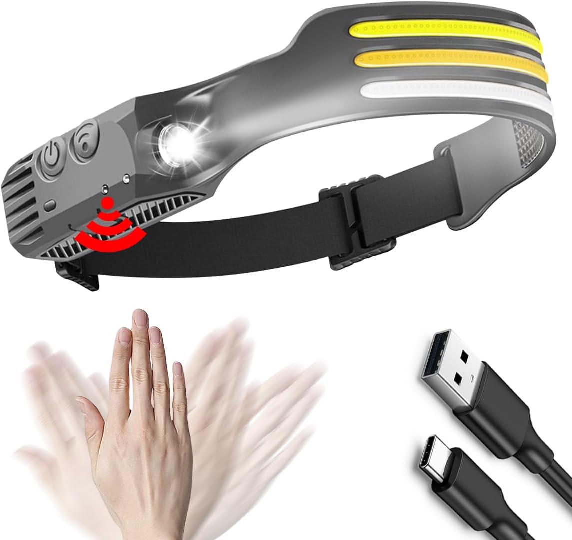 Linterna Frontal Potente De Camping De Alta Calidad, Recargable, Con Lente De Luz De Aluminio, Zoom Y Ristente Al Agua - China El Faro, Faro Faro De LED