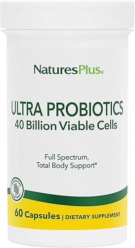 Miniatura 9 de NaturesPlus Ultra Probióticos - 30 cápsulas veganas - Soporte corporal total de espectro completo - Incluye Acai prebiótico - 30 porciones