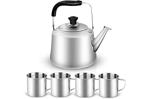 Odoland 4L Camping Tea Kettle Pot: Perfect Companion for Your Outdoor Adventures