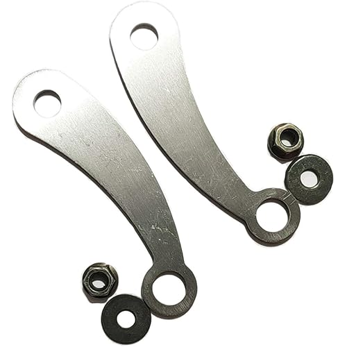 SAMDO Universal Motorcycle Speedometer Bracket Stainless Steel 304 Speedometer Mount (2pcs) with Screw Nuts (1 Pair)