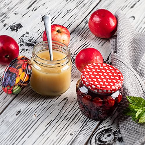 Kadax Einmachgläser 200 ml im 10er Set – Marmeladengläser für die Küche