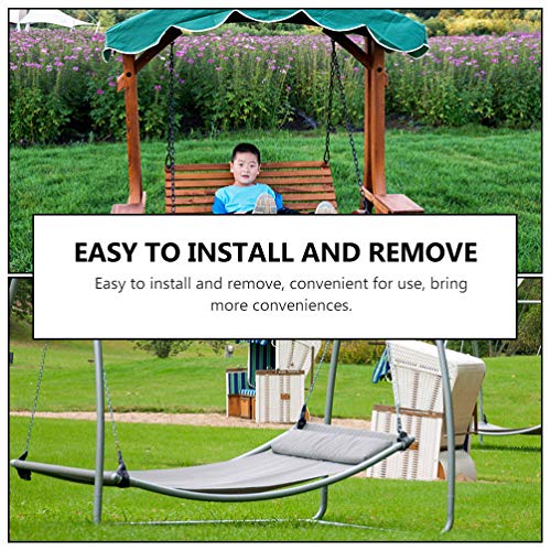 Cabilock 2pcs Stainless Steel Swing Chain Chair Chain Heavy Duty Clothes Rack Black Chain for Hanging Garden Supplies Out Door Chairs Heavy Duty Chair Punching Bag Decor Set Lifts