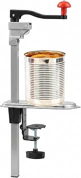 Commercial Can Opener, Cans Up to 13" Heavy Duty Can Opener, Manual Adjustable Table Mount with Stainless Steel Blade Can Openers for Home Kitchen, Restaurant, Hotel, Bar, Food Store
