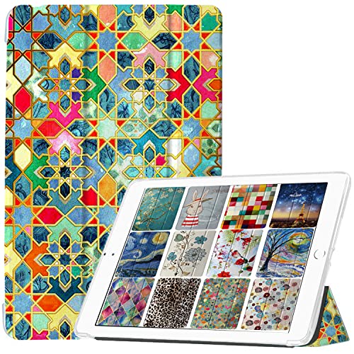 Image of DuraSafe Cases for iPad PRO 9.7 inch 2016 TPU Case A1673 A1674 A1675 MLMP2HN /A MM172HN /A MLMN2HN /A MLMW2HN /A MLMX2HN /A MM192HN /A MLMV2HN /A MLN02HN /A MLMY2HN /A MLN12HN /A MM1A2HN /A MLMQ2HN /A Printed Damask