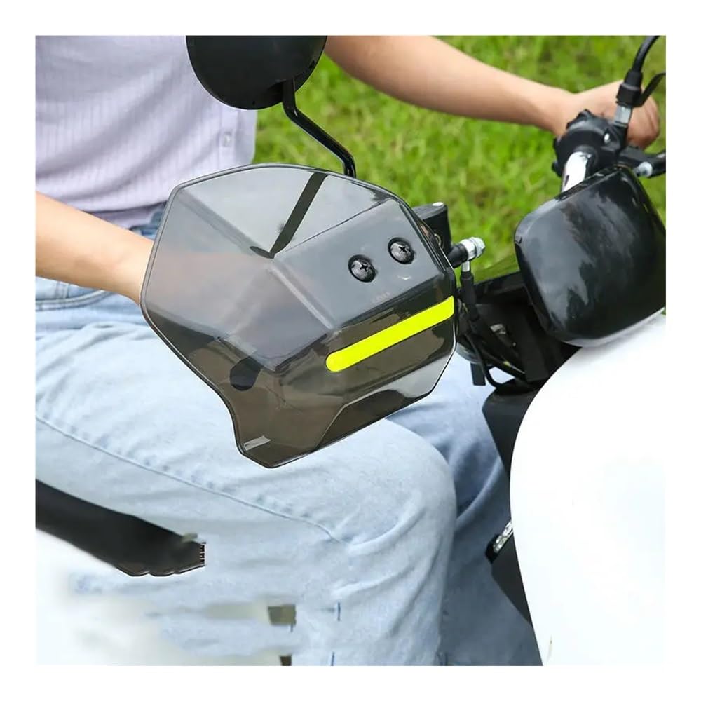 Protector de Mano para Motocicleta Scooter con Tira Reflectante Nocturna protección contra el Viento, la Lluvia y Sol