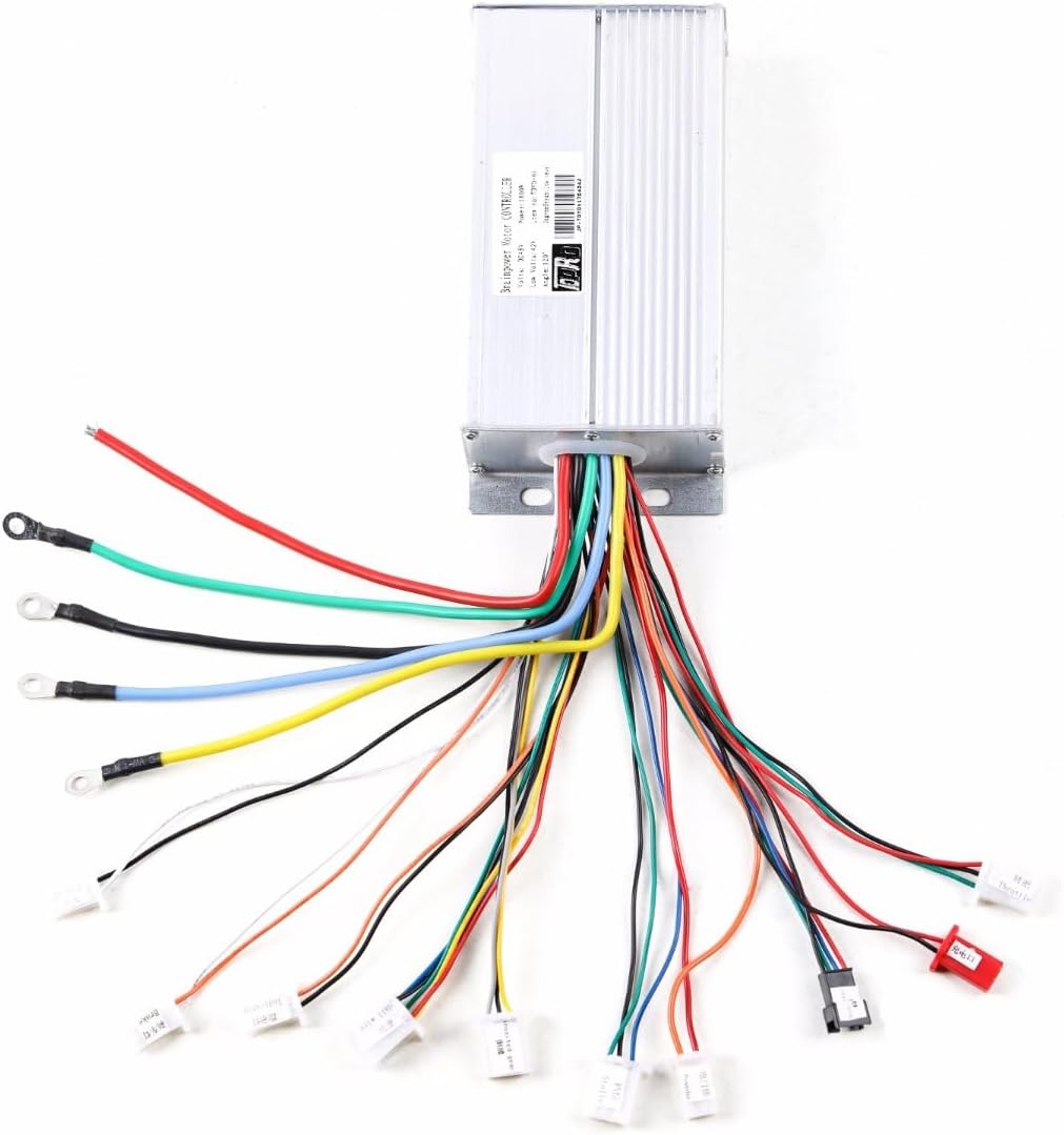 1800W 48V Brushless Motor Controller for Go Kart Scooter E-Bike ATV Quad Bicycle