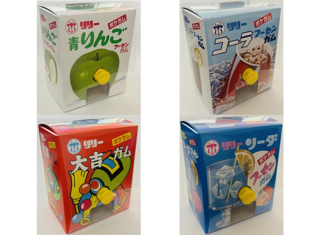 Amazon | リリー.ポケガム フーセンガム コーラ 青りんご ソーダ 大吉